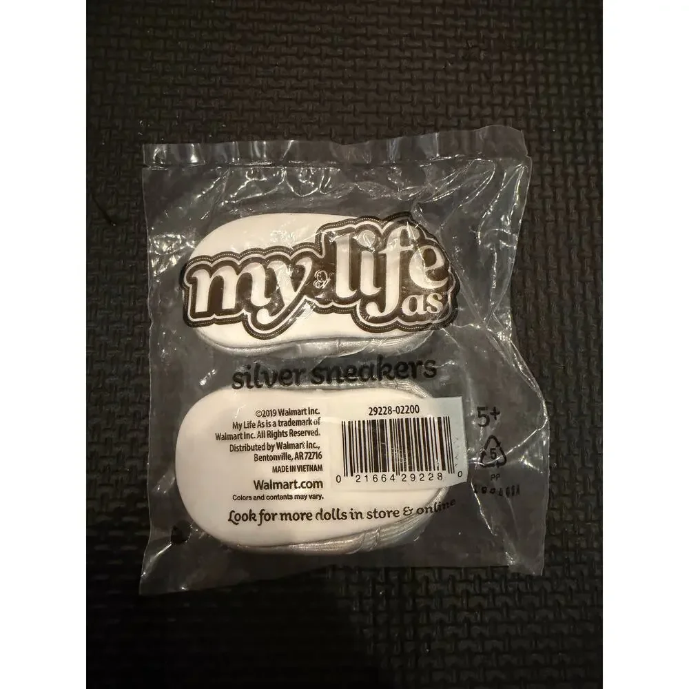 My Life As Silver Sneakers 18 Inch Doll Shoes New in Package